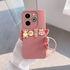 İnfinix - Hot 40i Zebana Love Bear Silikon Kılıf - Pembe
