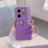 İnfinix - Hot 40i Zebana Love Bear Silikon Kılıf - Lila
