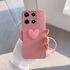 İnfinix - Note 30 Zebana Kalpli Love Silikon Kılıf - Pembe
