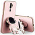 Oppo - A5 2020 Zebana Standlı Astronot Silikon Kılıf - Rose Gold