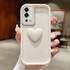 Oppo - A55 Zebana Amour Silikon Kılıf - Krem Rengi