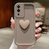 Oppo - A55 Zebana Amour Silikon Kılıf - Kahverengi