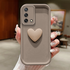 Oppo - A74  Zebana Amour Silikon Kılıf - Kahverengi