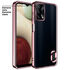 Oppo - A74 Zebana Glint Silikon Kılıf - Rose Gold