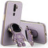 Oppo - A9 2020 Zebana Standlı Astronot Silikon Kılıf - Lila