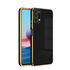Oppo - Reno 4 Zebana Golden Silikon Kılıf - Siyah