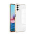 Oppo - Reno 4 Zebana Golden Silikon Kılıf - Beyaz