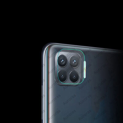 Oppo - Reno 4 Lite Kamera Lens Koruma Camı - Siyah