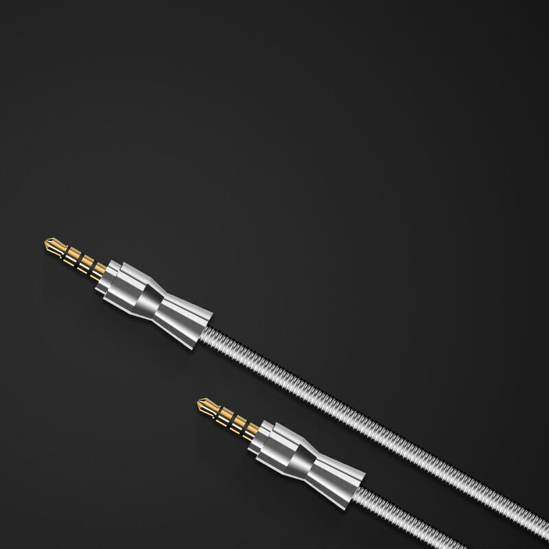 Powerway Ax-03 Metal Aux Kablo - Gri