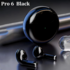 Pro 6 Kablosuz Bluetooth Kulaklık - Siyah