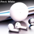 Pro 6 Kablosuz Bluetooth Kulaklık - Beyaz