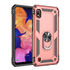 Samsung - Galaxy A10 Panzer Yüzüklü Kılıf - Rose Gold