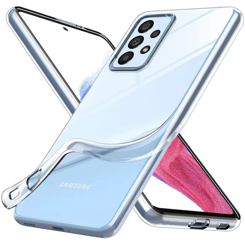 Samsung - Galaxy A13 Zebana Şeffaf Soft Silikon Kılıf - Şeffaf