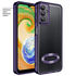 Samsung - Galaxy A14 Zebana Glint Silikon Kılıf - Derin Mor