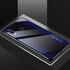 Samsung - Galaxy A20 Silikon Kenar Colorful Gradient Temperli Cam Kılıf - Lacivert