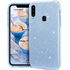 Samsung - Galaxy A20S Shining Simli Silikon Kılıf - Turkuaz