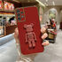 Samsung - Galaxy A23 Standlı Robotix Silikon Kılıf - Bordo