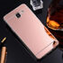Samsung - Galaxy A3 (2017) Silikon Kenar Aynalı Kılıf - Rose Gold