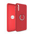 Samsung - Galaxy A50 Yüzüklü Plex Silikon Kılıf - Kırmızı