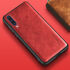 Samsung - Galaxy A50 Zebana Lüx Deri Kılıf - Kırmızı