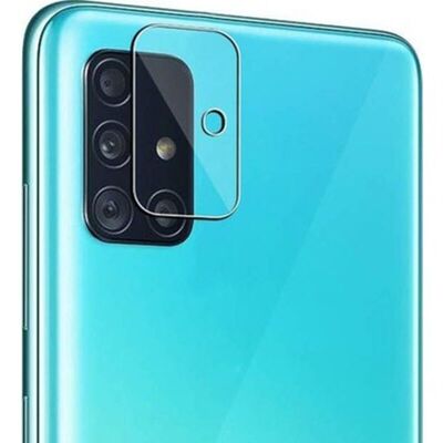 Samsung - Galaxy A51 Kamera Lens Koruma Camı - Siyah