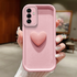 Samsung - Galaxy A55 Zebana Amour Silikon Kılıf - Pembe