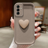 Samsung - Galaxy A55 Zebana Amour Silikon Kılıf - Kahverengi