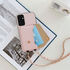 Samsung - Galaxy A55 Zebana Boyun Askılı Deri Kılıf - Rose Gold