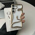 Samsung - Galaxy A56 Zebana 3D Snake Silikon Kılıf - Gold