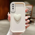 Samsung - Galaxy A70 Zebana Amour Silikon Kılıf - Krem Rengi