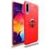 Samsung - Galaxy A70 Zebana Yüzüklü Silikon Kılıf - Kırmızı