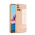 Samsung - Galaxy A71 Zebana Golden Silikon Kılıf - Rose Gold