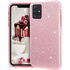Samsung - Galaxy A71 Shining Simli Silikon Kılıf - Pembe