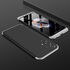 Samsung - Galaxy A72 5G Kamera Korumalı Platinum Kılıf - Gri + Siyah