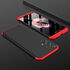 Samsung - Galaxy A72 5G Kamera Korumalı Platinum Kılıf - Siyah + Kırmızı
