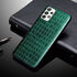 Samsung - Galaxy A72 Zebana Rock Deri Kılıf - Yeşil