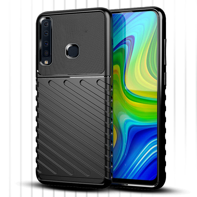 Samsung - Galaxy A9 2018 Zebana Bland Silikon Kılıf - Siyah