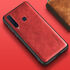 Samsung - Galaxy A9 2018 Zebana Lüx Deri Kılıf - Kırmızı