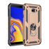 Samsung - Galaxy J4 Core Panzer Yüzüklü Kılıf - Gold