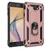 Samsung - Galaxy J7 Prime 2 Panzer Yüzüklü Kılıf - Rose Gold