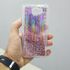 Samsung - Galaxy J7 Prime Cloe Akışkan Simli Silikon Kılıf - Rose Gold