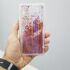 Samsung - Galaxy J7 Prime Cloe Akışkan Simli Silikon Kılıf - Kırmızı