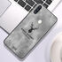 Samsung - Galaxy M11 Silikon Kenar Kumaş Kılıf - Gri