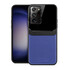 Samsung - Galaxy Note 20 Ultra 5G Zebana Lens Deri Kılıf - Lacivert