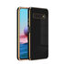Samsung - Galaxy S10 Plus Zebana Golden Silikon Kılıf - Siyah