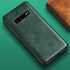 Samsung - Galaxy S10 Plus Zebana Lüx Deri Kılıf - Yeşil