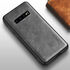 Samsung - Galaxy S10 Plus Zebana Lüx Deri Kılıf - Gri
