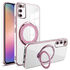 Samsung - Galaxy S20 FE Zebana Manyetik Standlı Most Silikon Kılıf (Kablosuz Şarj Destekli) - Rose Gold