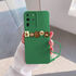 Samsung - Galaxy S20 Ultra Zebana Love Bear Silikon Kılıf - Kahverengi - Yeşil