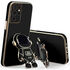 Samsung - Galaxy S22 Ultra Zebana Standlı Astronot Silikon Kılıf - Siyah